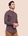 Shop Men's Mandarin Collar Full Sleeves Shirt-Design