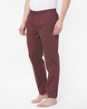 Shop Men's Maroon Cotton Lounge Pants-Full