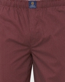 Shop Men's Maroon Cotton Lounge Pants
