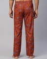 Shop Men's Maroon All Over Printed Pyjamas-Full