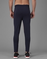 Shop Men's Maroon & Blue Color Block Relaxed Fit Track Pants-Design