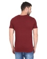 Shop Men's Maroon Casual T-shirt-Full