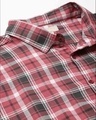 Shop Men's Maroon Checks Stylish Full Sleeve Casual Shirt