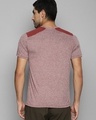 Shop Men's Maroon Color Block T-shirt-Full