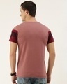 Shop Men's Maroon Colourblocked T-shirt