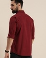 Shop Men's Maroon Cotton Shirt-Design