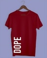 Shop Men's Maroon Dope Typography T-shirt-Design