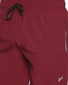 Shop Men's Maroon Elasticated Shorts
