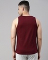 Shop Men's Maroon Explore Typography Vest-Full