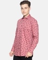 Shop Men's Maroon Graphic Design Stylish Casual Shirt-Design