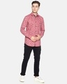 Shop Men's Maroon Graphic Design Stylish Casual Shirt