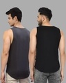 Shop Pack of 2 Men's Maroon & Grey Printed Slim Fit T-shirts-Full