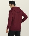 Shop Men's Maroon Hoodie-Design