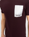 Shop Men's Maroon Imagination Foil Printed T-shirt