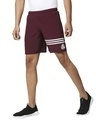 Shop Men's Maroon Knee Striped Casual Shorts-Design