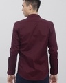 Shop Men's Maroon Minimal Striped Slim Fit Shirt-Design