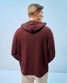 Shop Men's Brown Oversized Hoodie-Full