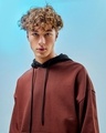 Shop Men's Brown Oversized Plus Size Hoodies