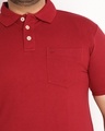Shop Men's Maroon Plus Size T-shirt