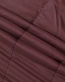 Shop Men's Maroon Plus Size Typography Puffer Jacket