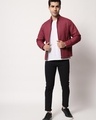 Shop Men's Maroon Puffer Jacket