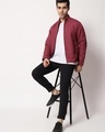 Shop Men's Maroon Puffer Jacket