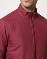 Shop Men's Maroon Puffer Jacket