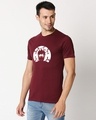 Shop Men's Maroon Sage Naruto Printed T-shirt-Full
