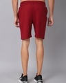 Shop Men's Maroon Slim Fit Shorts-Full