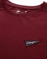 Shop Men's Maroon Solid T-shirt-Full