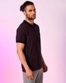 Shop Men's Maroon Striped Polo T-shirt-Design