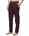 Shop Men's Maroon Striped Pyjama-Design