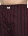 Shop Men's Maroon Striped Pyjama