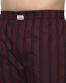 Shop Men's Maroon Striped Pyjamas