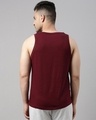 Shop Men's Maroon The Iron Never Lies Typography Vest-Full