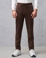 Shop Men's Brown Track Pants-Front