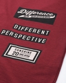 Shop Men's Maroon TypoGraphic Printed T-shirt