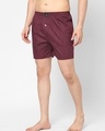 Shop Pack of 2 Men's Maroon & White All Over Printed Boxers-Design