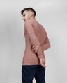 Shop Men's Mexican Pink Waffle Slim Fit Sweater-Design