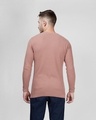 Shop Men's Mexican Pink Waffle Slim Fit Sweater-Full