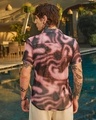 Shop Men's Midnight Black & Violet Purple Tie & Dye Shirt-Design
