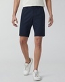 Shop Men's Midnight Blue Chino Shorts-Front