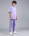Shop Men's Purple Super Loose Fit T-shirt