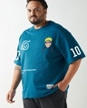 Shop Men's Morrocan Blue Naruto Graphic Printed Oversized Plus Size T-shirt-Design