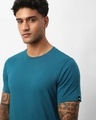 Shop Men's Morrocan Blue T-shirt