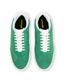 Shop Men's Moss Green & White Color Block Low-Top Sneakers
