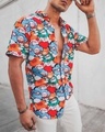 Shop Men's Multi Color Boom Snap Printed Half Sleeves Shirt