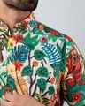 Shop Men's Multicolor All Over Flowers & Leaves Printed Shirt