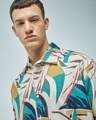 Shop Men's Multicolor All Over Printed Oversized Shirt