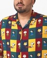 Shop Men's Multicolor All Over Printed Plus Size Shirt